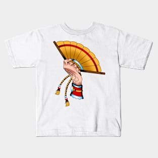 Hand with Fan Kids T-Shirt